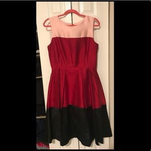 Kate Spade Color-blocked Blanche Dress